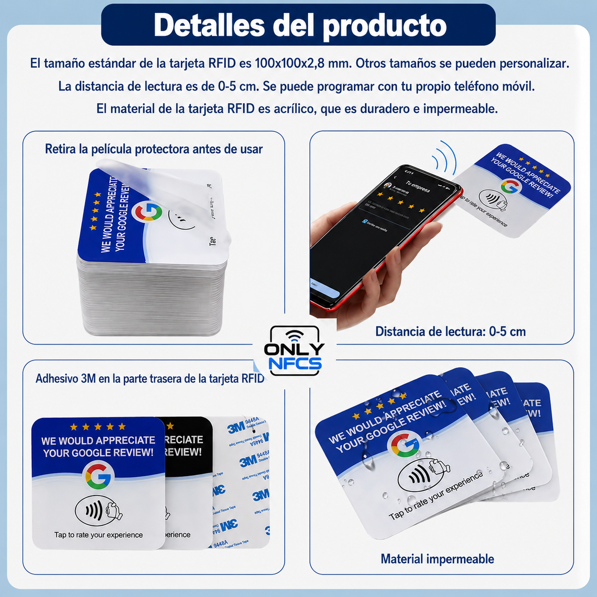 Tarjeta NFC Google