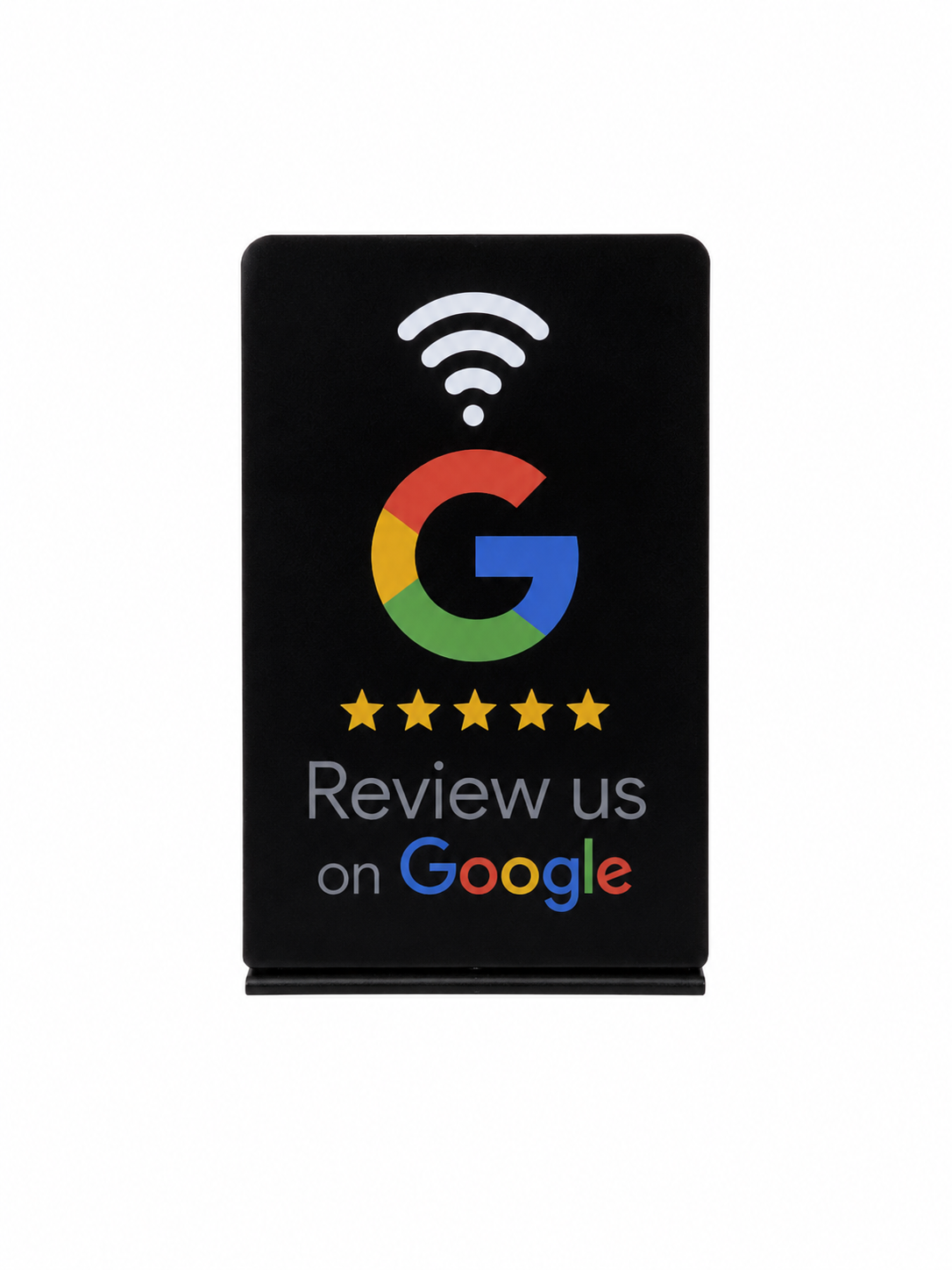 Tarjeta NFC Google con soporte